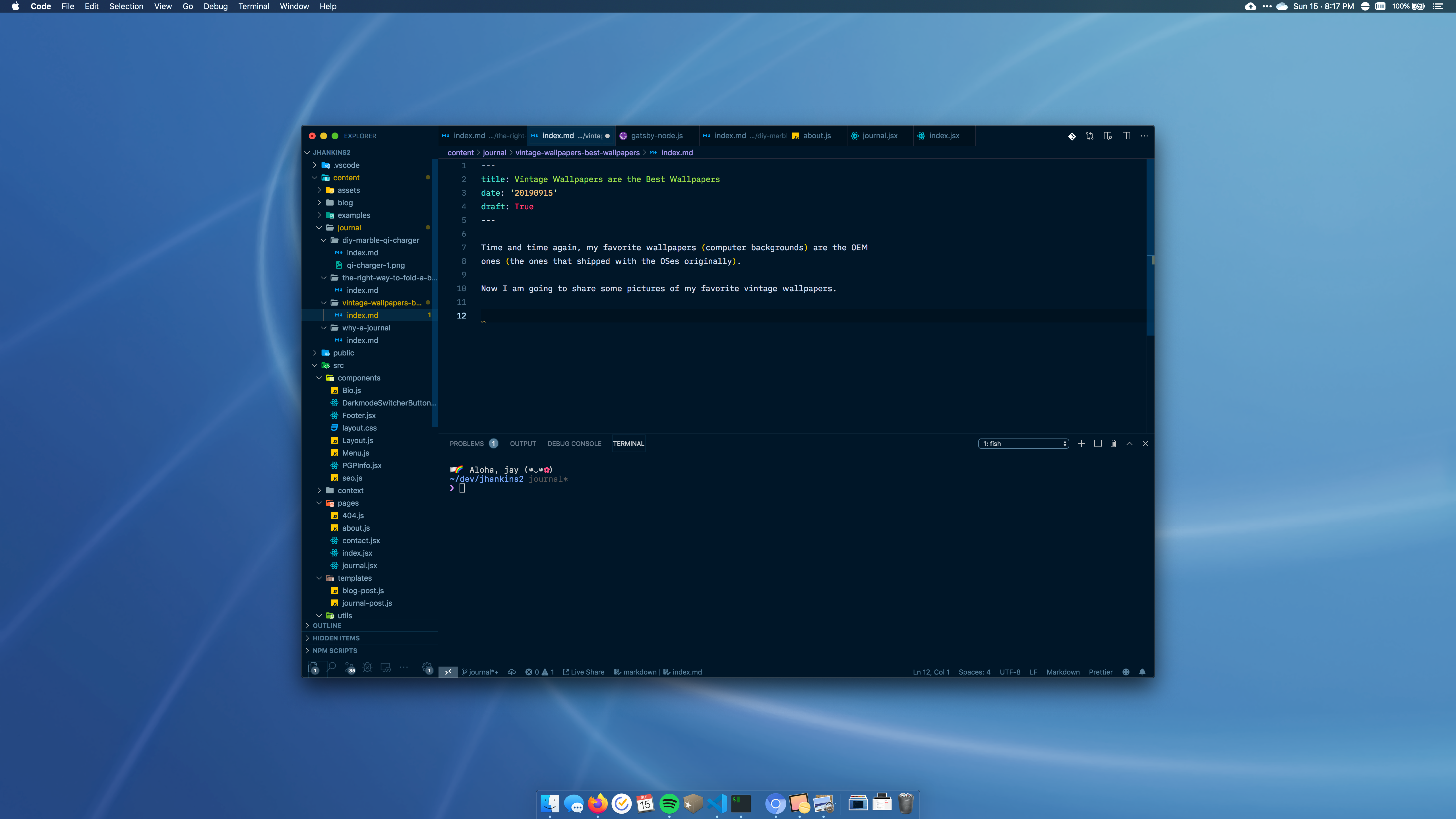 OS X Leopard wallpaper